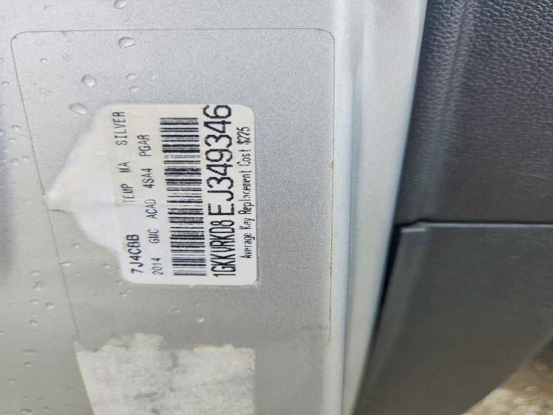 57481636 :رقم المزاد ، 1GKKVRKD8EJ349346 vin ، 2014 Gmc Acadia مزاد بيع