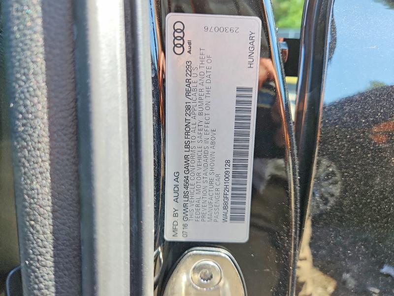 59086376 :رقم المزاد ، WAUB8GFF2H1009128 vin ، 2017 Audi A3 مزاد بيع