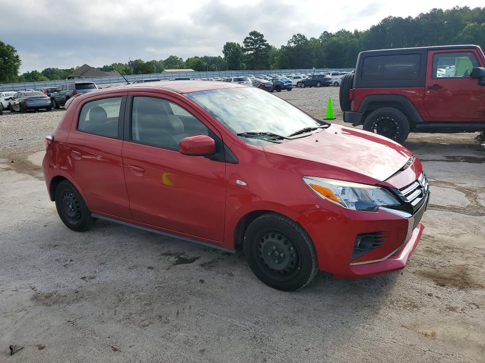 55811446 :رقم المزاد ، ML32AUHJ1NH001132 vin ، 2022 Mitsubishi Mirage مزاد بيع