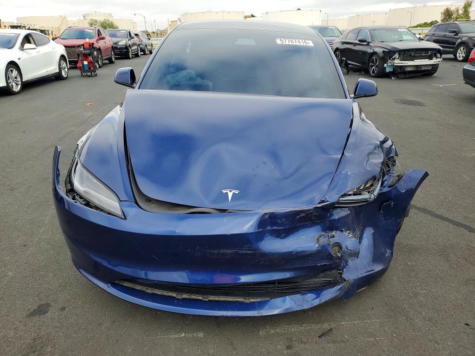 2024 Tesla Model 3 მანქანა იყიდება აუქციონზე, vin: 5YJ3E1EA8RF743994, აუქციონის ნომერი: 57767416
