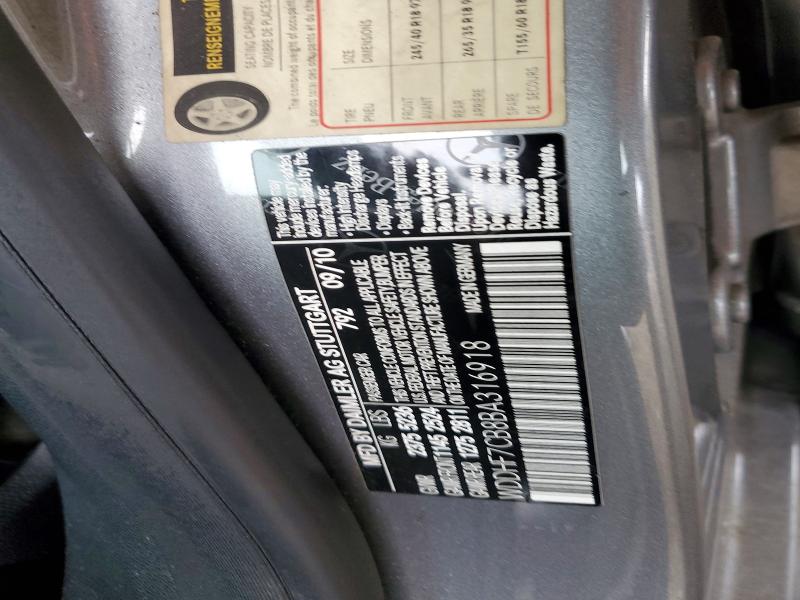 56701816 :رقم المزاد ، WDDHF7CB8BA316918 vin ، 2011 Mercedes-benz E مزاد بيع