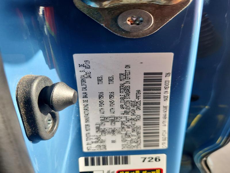 2019 Toyota Tacoma მანქანა იყიდება აუქციონზე, vin: 3TMAZ5CN6KM097283, აუქციონის ნომერი: 56304486