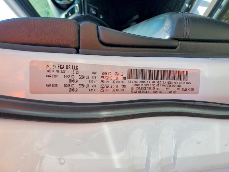 Продажа на аукционе авто 2020 Jeep Grand Cherokee, vin: 1C4RJFBG3LC185150, номер лота: 58942976