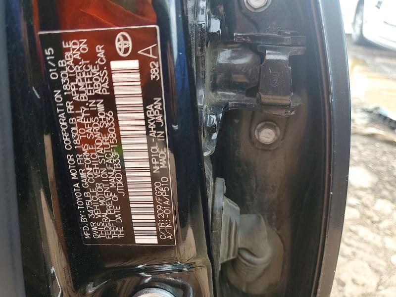 Aukcja sprzedaży 2015 Toyota Prius C, vin: JTDKDTB33F1580336, numer aukcji: 56637646