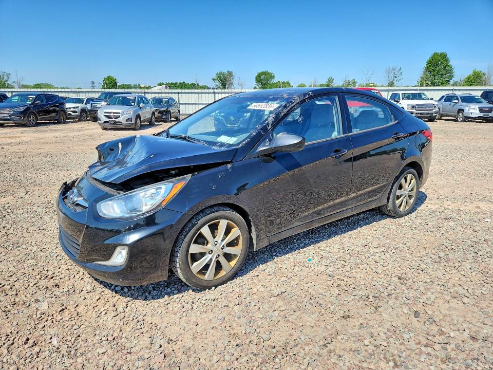 2013 Hyundai Accent მანქანა იყიდება აუქციონზე, vin: KMHCU4AE4DU576476, აუქციონის ნომერი: 58652856