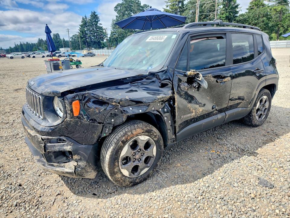 Продаж на аукціоні авто 2018 Jeep Renegade, vin: ZACCJABH1JPH94666, номер лоту: 55466866