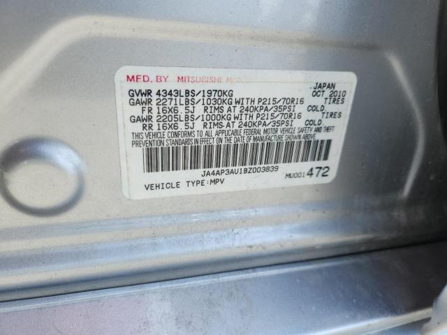 Продаж на аукціоні авто 2011 Mitsubishi Outlander Sport, vin: JA4AP3AU1BZ003839, номер лоту: 56565576