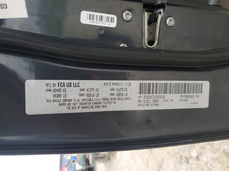 Продажа на аукционе авто 2018 Dodge Charger, vin: 2C3CDXCT2JH233122, номер лота: 56036206
