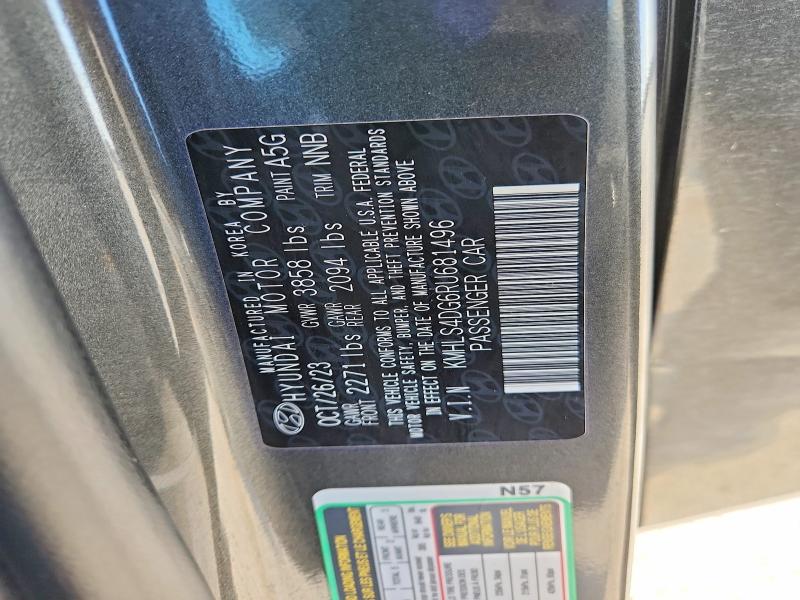 Aukcja sprzedaży 2024 Hyundai Elantra, vin: KMHLS4DG6RU681496, numer aukcji: 57990106