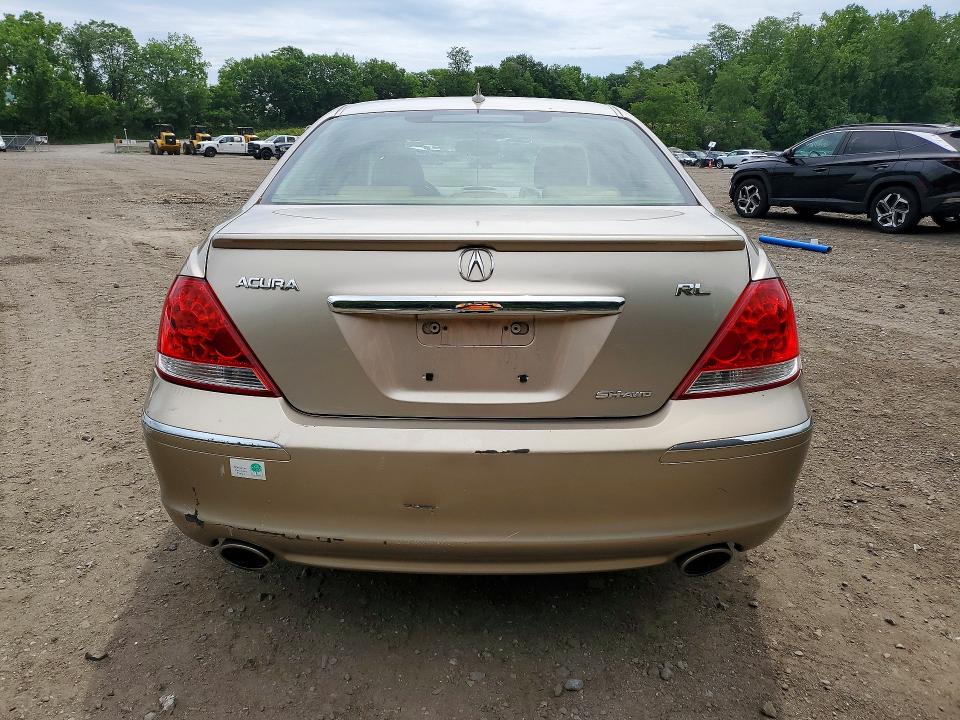 Aukcja sprzedaży 2006 Acura Rl, vin: JH4KB16576C001843, numer aukcji: 57853846