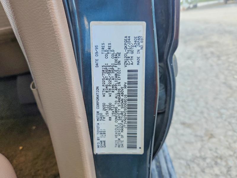 Продаж на аукціоні авто 1995 Toyota 4runner, vin: JT3VN29V0S0068016, номер лоту: 57640796