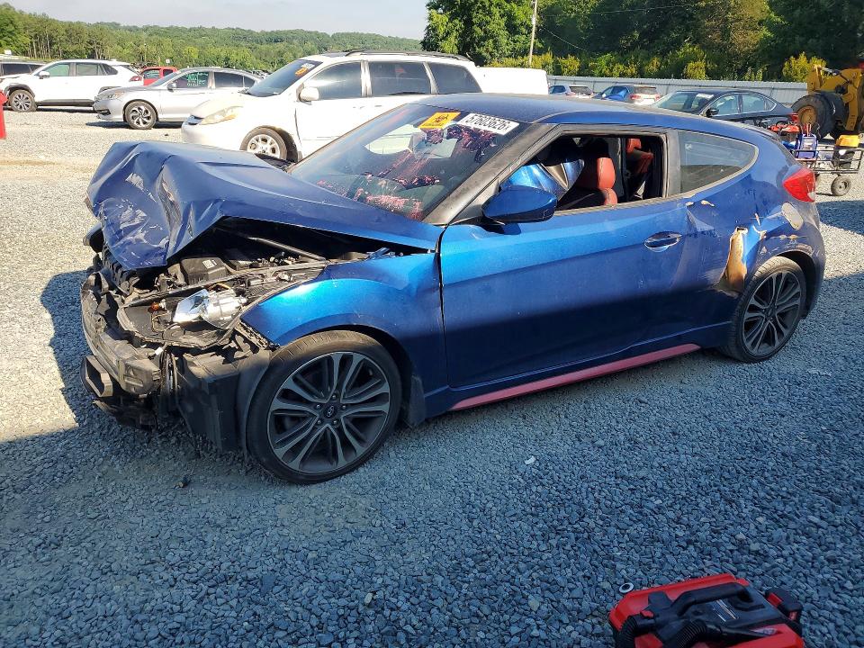 Auction sale of the 2016 Hyundai Veloster, vin: KMHTC6AE5GU282846, lot number: 57603626