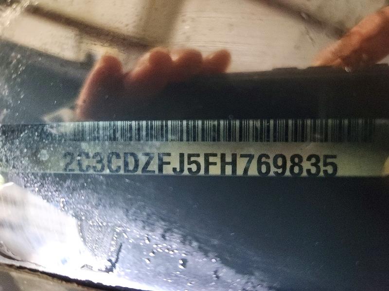 58280686 :رقم المزاد ، 2C3CDZFJ5FH769835 vin ، 2015 Dodge Challenger مزاد بيع