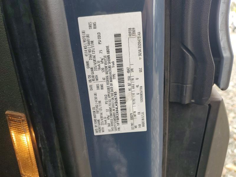 Продажа на аукционе авто 2020 Ford Transit, vin: 1FTBR3X84LKB26785, номер лота: 58386096