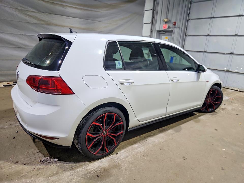 2017 Volkswagen Gti მანქანა იყიდება აუქციონზე, vin: 3VW447AU4HM032505, აუქციონის ნომერი: 58606556