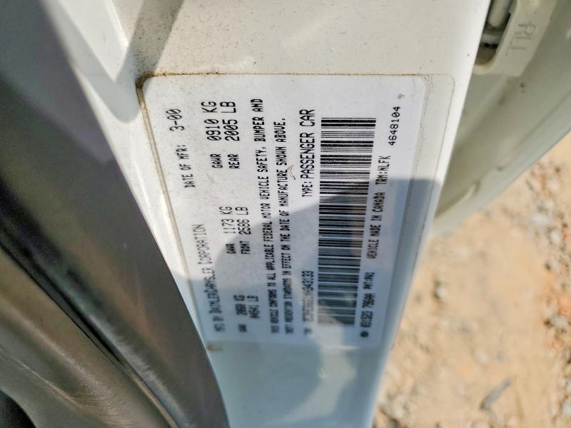 Aukcja sprzedaży 2000 Chrysler 300m, vin: 2C3HE66G1YH343133, numer aukcji: 58966396