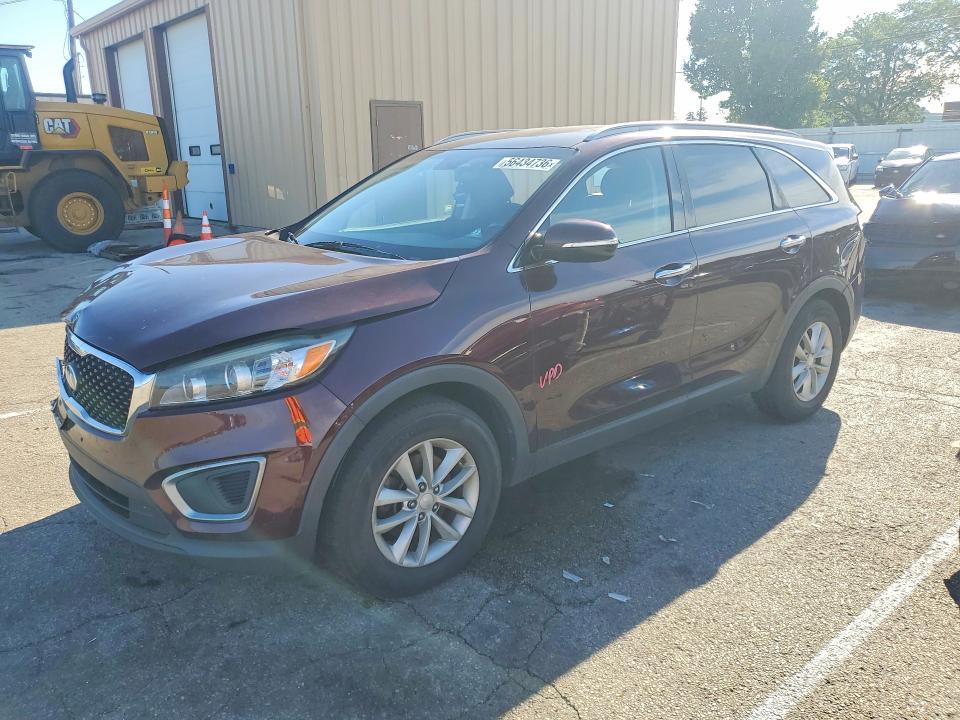 56434736 :رقم المزاد ، 5XYPG4A31HG193226 vin ، 2017 Kia Sorento مزاد بيع