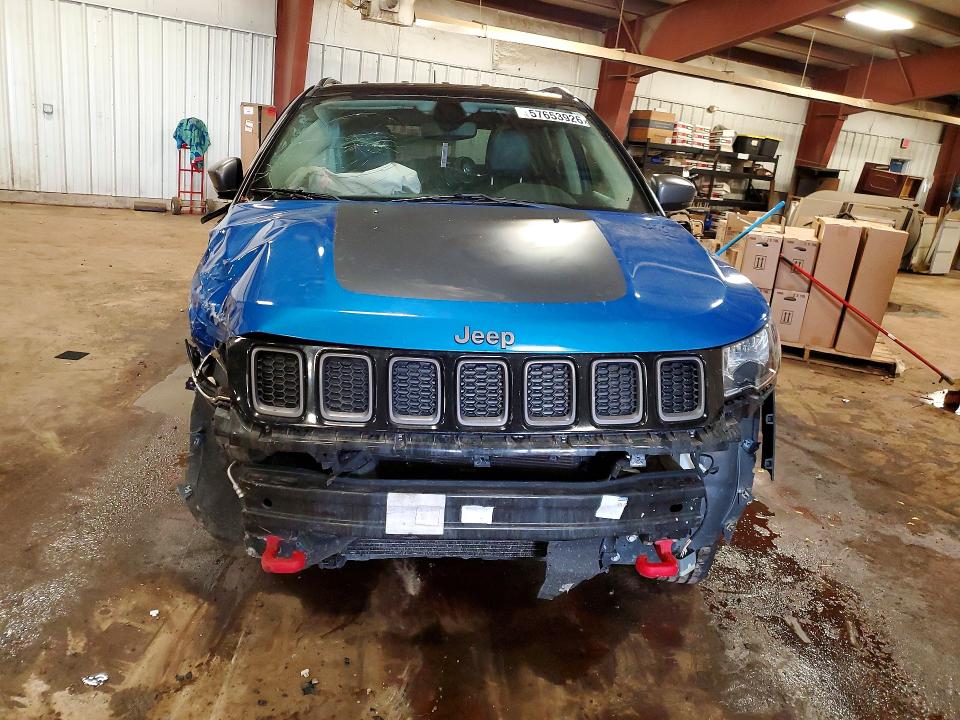 57653926 :رقم المزاد ، 3C4NJDDB2KT776013 vin ، 2019 Jeep Compass مزاد بيع