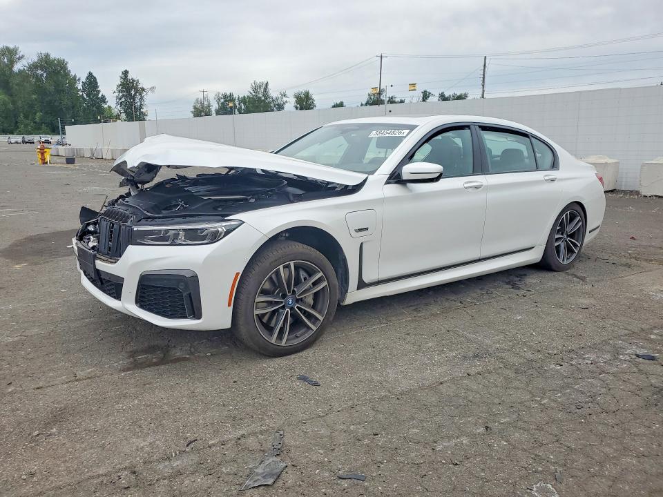 2022 Bmw 745xe მანქანა იყიდება აუქციონზე, vin: WBA7W4C08NCJ44060, აუქციონის ნომერი: 58454826