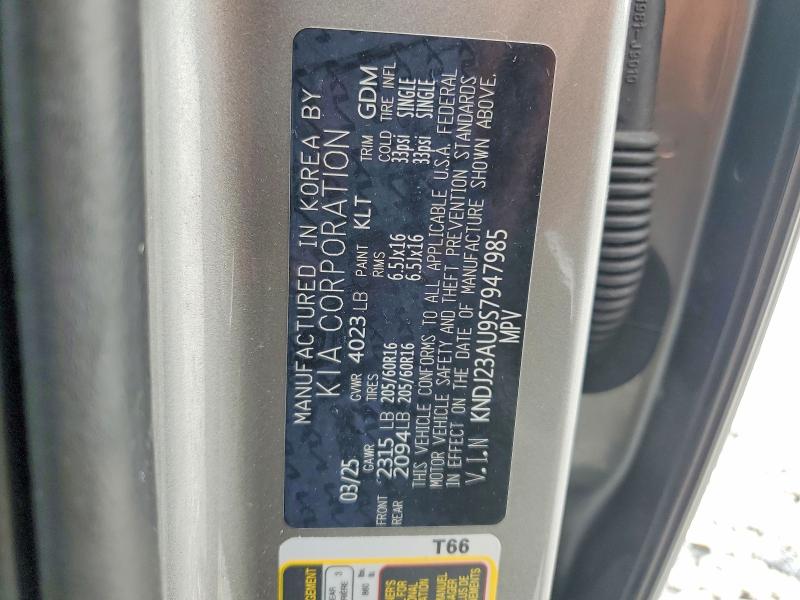 55048876 :رقم المزاد ، KNDJ23AU9S7947985 vin ، 2025 Kia Soul مزاد بيع