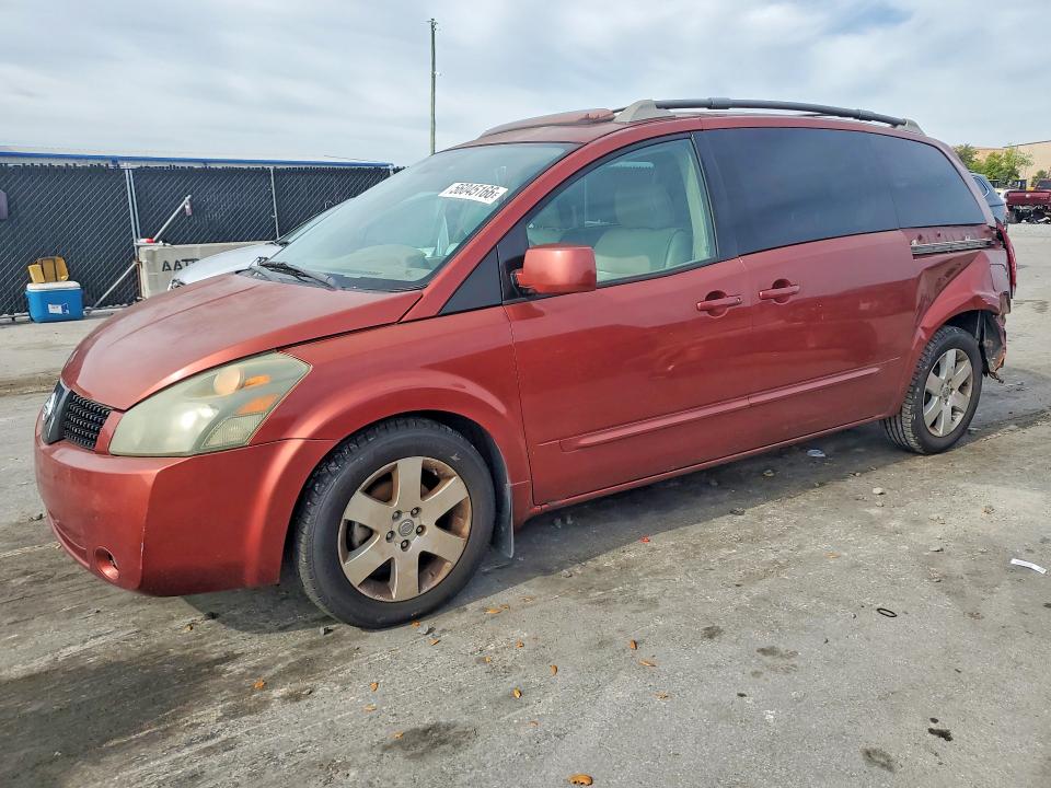 56045166 :رقم المزاد ، 5N1BV28U65N125586 vin ، 2005 Nissan Quest مزاد بيع