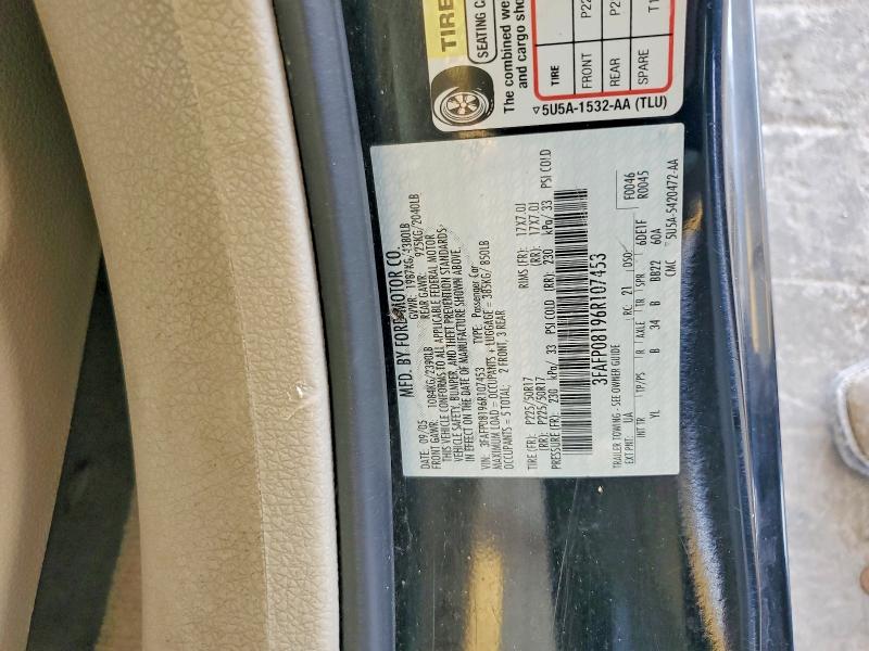 Aukcja sprzedaży 2006 Ford Fusion, vin: 3FAFP08196R107453, numer aukcji: 55836946