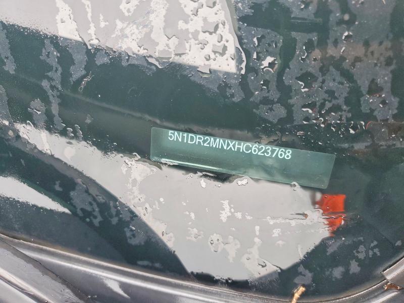 57230866 :رقم المزاد ، 5N1DR2MNXHC623768 vin ، 2017 Nissan Pathfinder مزاد بيع
