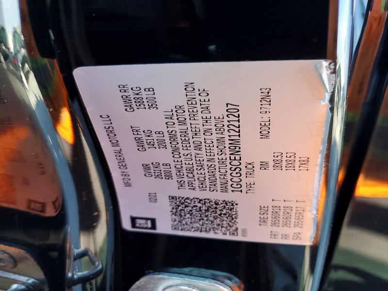 56775856 :رقم المزاد ، 1GCGSCEN9M1221207 vin ، 2021 Chevrolet Colorado مزاد بيع