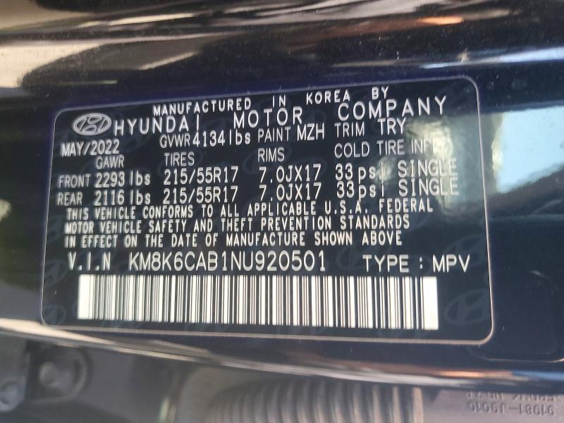 Продаж на аукціоні авто 2022 Hyundai Kona, vin: KM8K6CAB1NU920501, номер лоту: 57379176