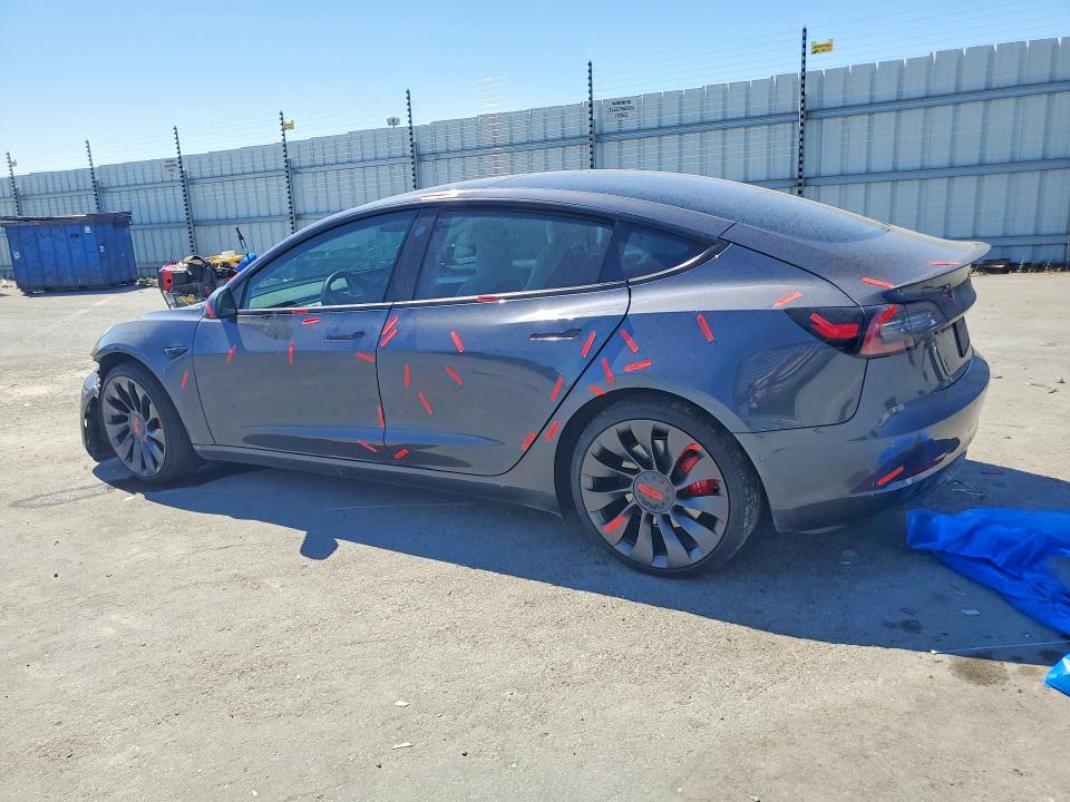 58066116 :رقم المزاد ، 5YJ3E1EC6NF242033 vin ، 2022 Tesla Model 3 مزاد بيع