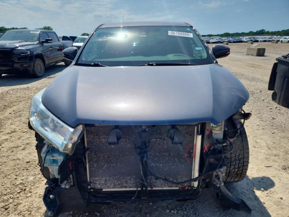 Aukcja sprzedaży 2018 Toyota Highlander, vin: 5TDBZRFH5JS812280, numer aukcji: 56708866