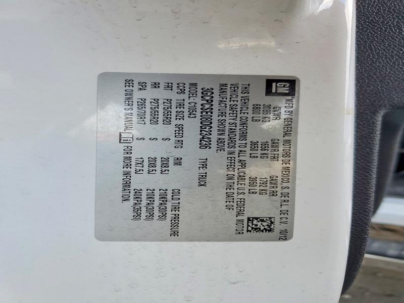 2013 Chevrolet Silverado მანქანა იყიდება აუქციონზე, vin: 3GCPCSE08DG234236, აუქციონის ნომერი: 57946696