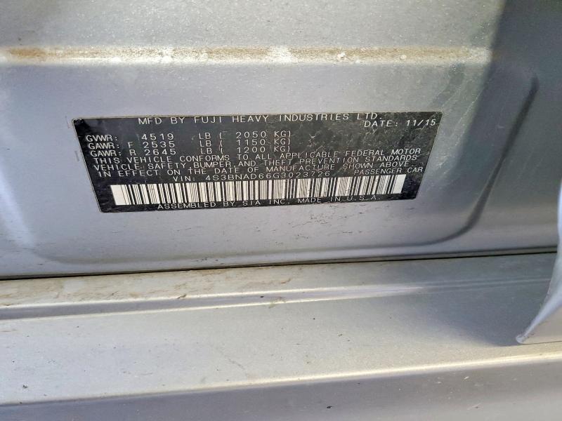 Aukcja sprzedaży 2016 Subaru Legacy, vin: 4S3BNAD66G3023726, numer aukcji: 55863766