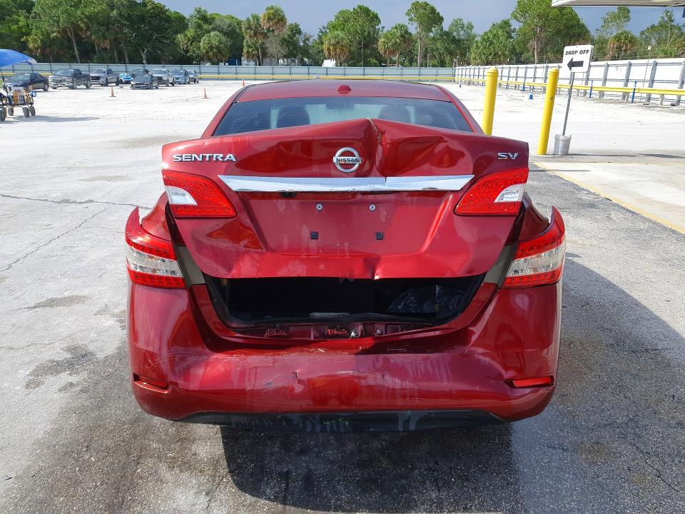 Продажа на аукционе авто 2015 Nissan Sentra, vin: 3N1AB7APXFL654151, номер лота: 57855206