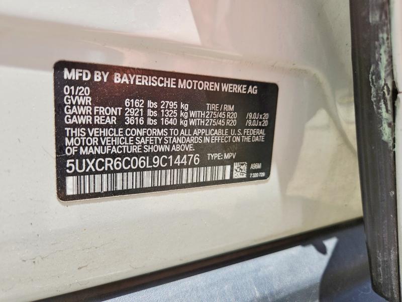 Продажа на аукционе авто 2020 Bmw X5, vin: 5UXCR6C06L9C14476, номер лота: 55449476