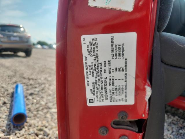 Продаж на аукціоні авто 2000 Chevrolet S10, vin: 1GCCS1455YK206465, номер лоту: 58463346