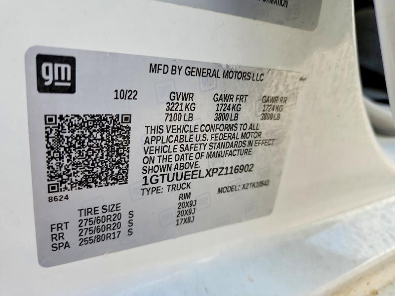56709856 :رقم المزاد ، 1GTUUEELXPZ116902 vin ، 2023 Gmc Sierra مزاد بيع