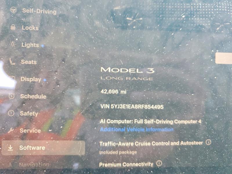 58329376 :رقم المزاد ، 5YJ3E1EA8RF854495 vin ، 2024 Tesla Model 3 مزاد بيع