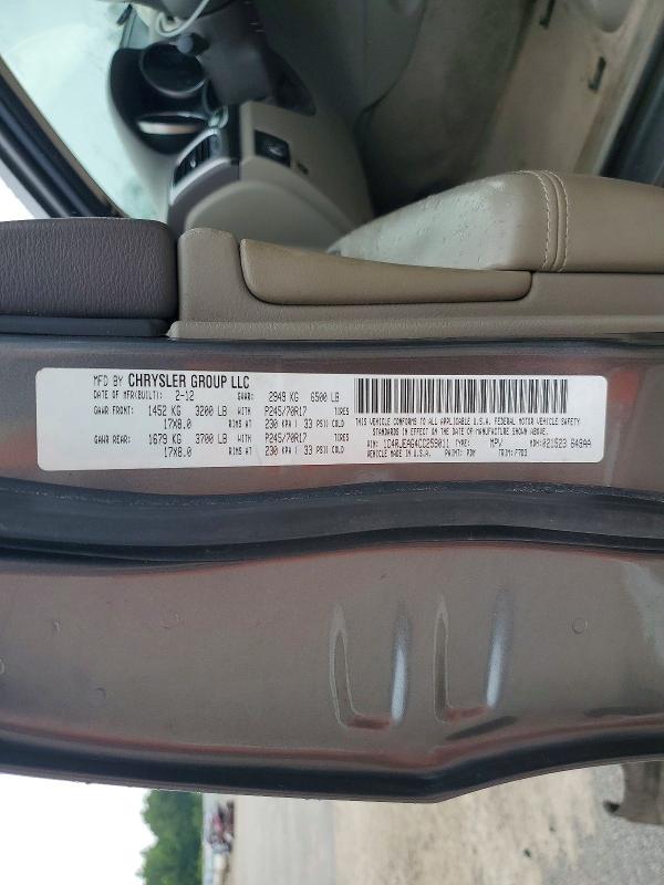 Продаж на аукціоні авто 2012 Jeep Grand Cherokee, vin: 1C4RJEAG4CC259011, номер лоту: 57359266