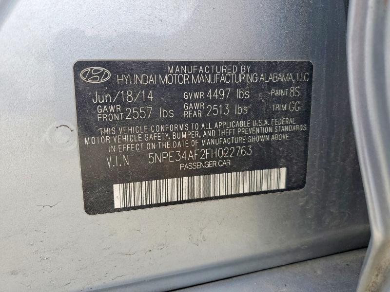 Продажа на аукционе авто 2015 Hyundai Sonata, vin: 5NPE34AF2FH022763, номер лота: 58269556