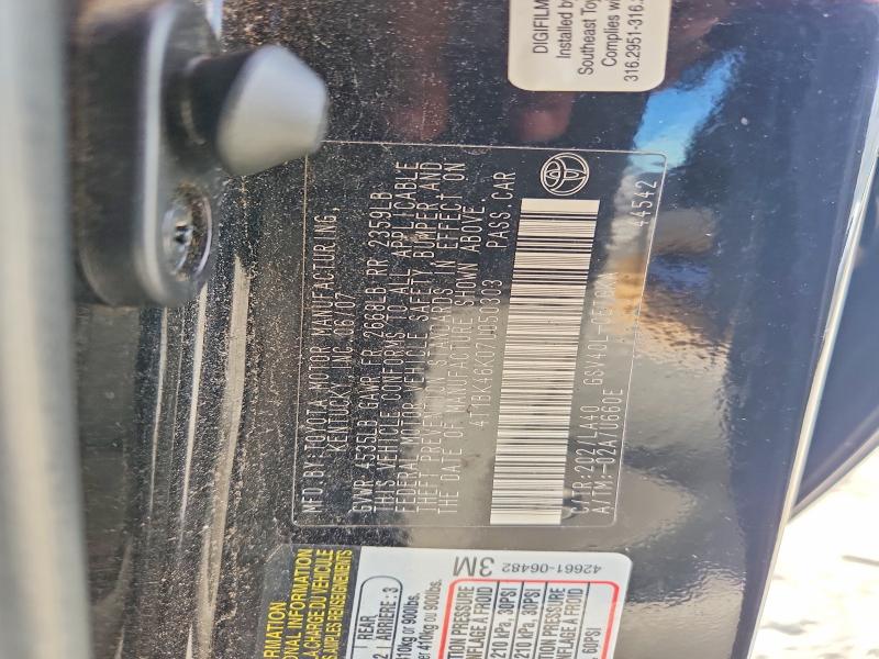 Продаж на аукціоні авто 2007 Toyota Camry, vin: 4T1BK46K07U050303, номер лоту: 57414216