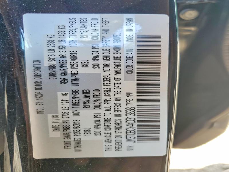Aukcja sprzedaży 2019 Mazda Cx-9, vin: JM3TCBCY4K0313838, numer aukcji: 55753636