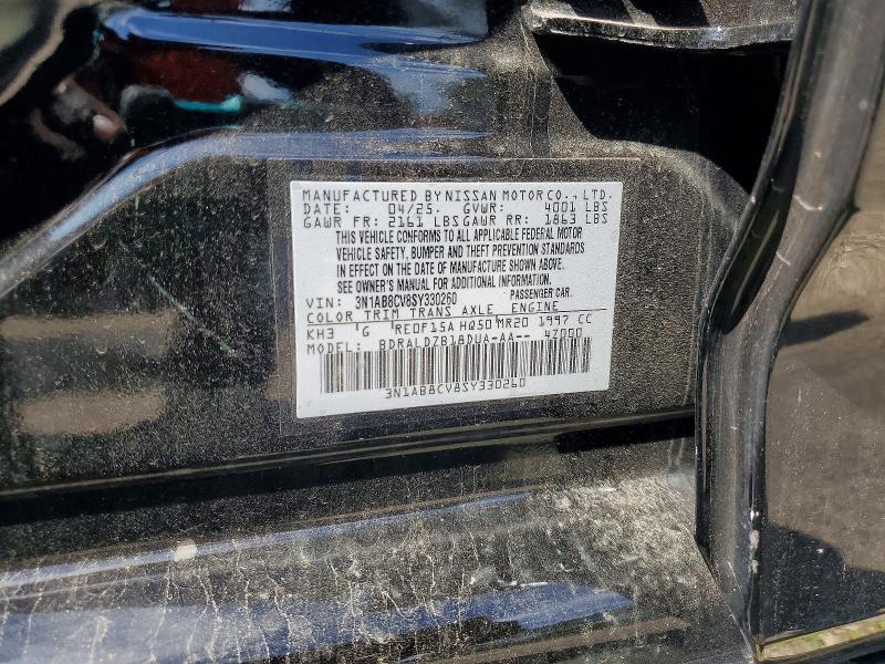Aukcja sprzedaży 2025 Nissan Sentra, vin: 3N1AB8CV8SY330260, numer aukcji: 56299566