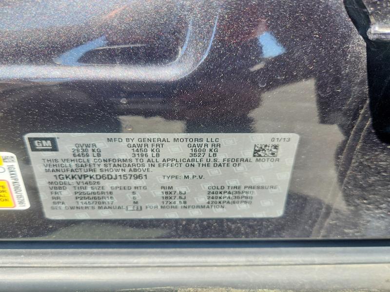 Продаж на аукціоні авто 2013 Gmc Acadia, vin: 1GKKVPKD6DJ157961, номер лоту: 55999706