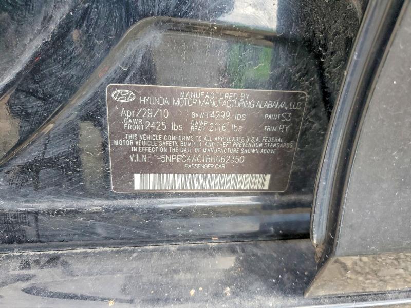 Продажа на аукционе авто 2011 Hyundai Sonata, vin: 5NPEC4AC1BH062350, номер лота: 55208216