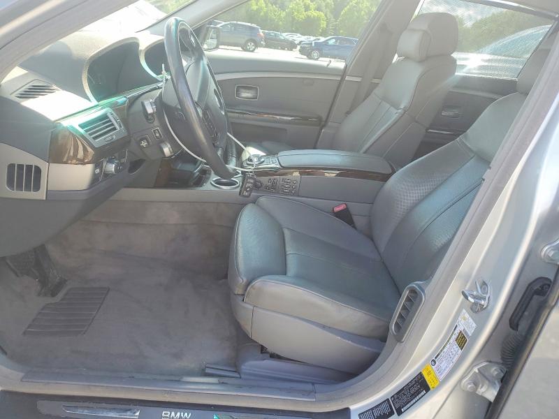 2007 Bmw 750 მანქანა იყიდება აუქციონზე, vin: WBAHN83557DT75151, აუქციონის ნომერი: 55416286