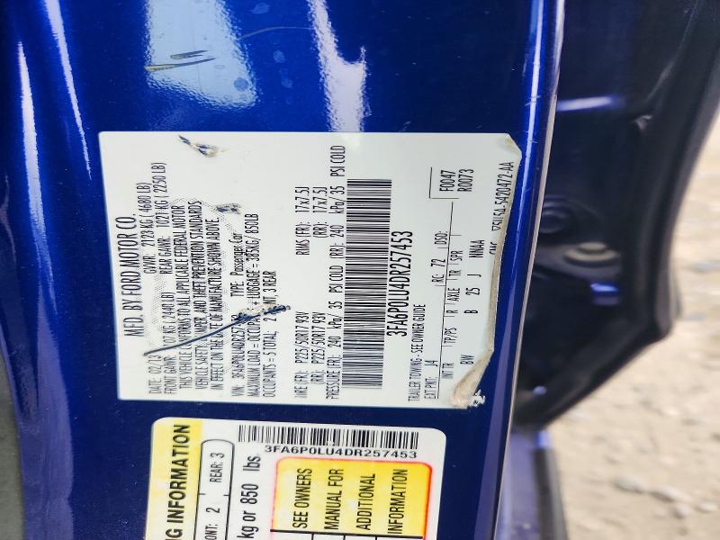 Продажа на аукционе авто 2013 Ford Fusion, vin: 3FA6P0LU4DR257453, номер лота: 56280426