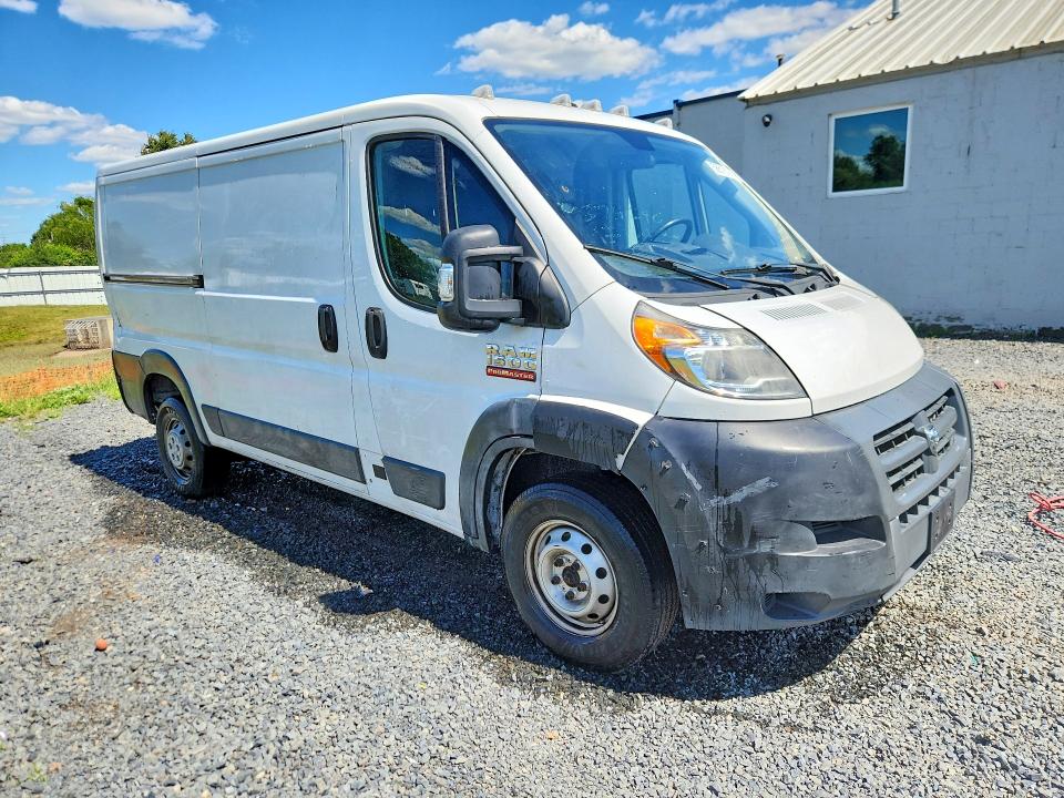 58618096 :رقم المزاد ، 3C6TRVAG5GE132983 vin ، 2016 Ram Promaster 1500 مزاد بيع
