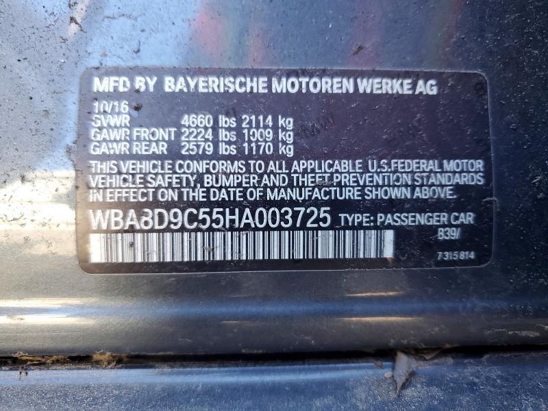 Продажа на аукционе авто 2017 Bmw 330, vin: WBA8D9C55HA003725, номер лота: 55147996