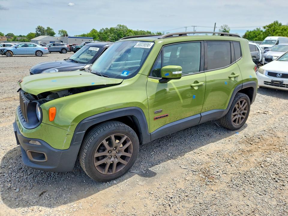 2016 Jeep Renegade მანქანა იყიდება აუქციონზე, vin: ZACCJBBT5GPD66327, აუქციონის ნომერი: 58028896